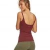 CLOTHING Hard Tail Scoop Back Yoga Tank Top With Bra Fig