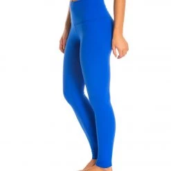 CLOTHING Beyond Yoga Take Me Higher Long Yoga Leggings Bright Lapis