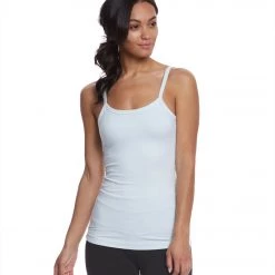 Hard Tail Scoop Back Yoga Tank Top With Bra Mist CLOTHING 9 Hard Tail Scoop Back Yoga Tank Top With Bra Mist CLOTHING