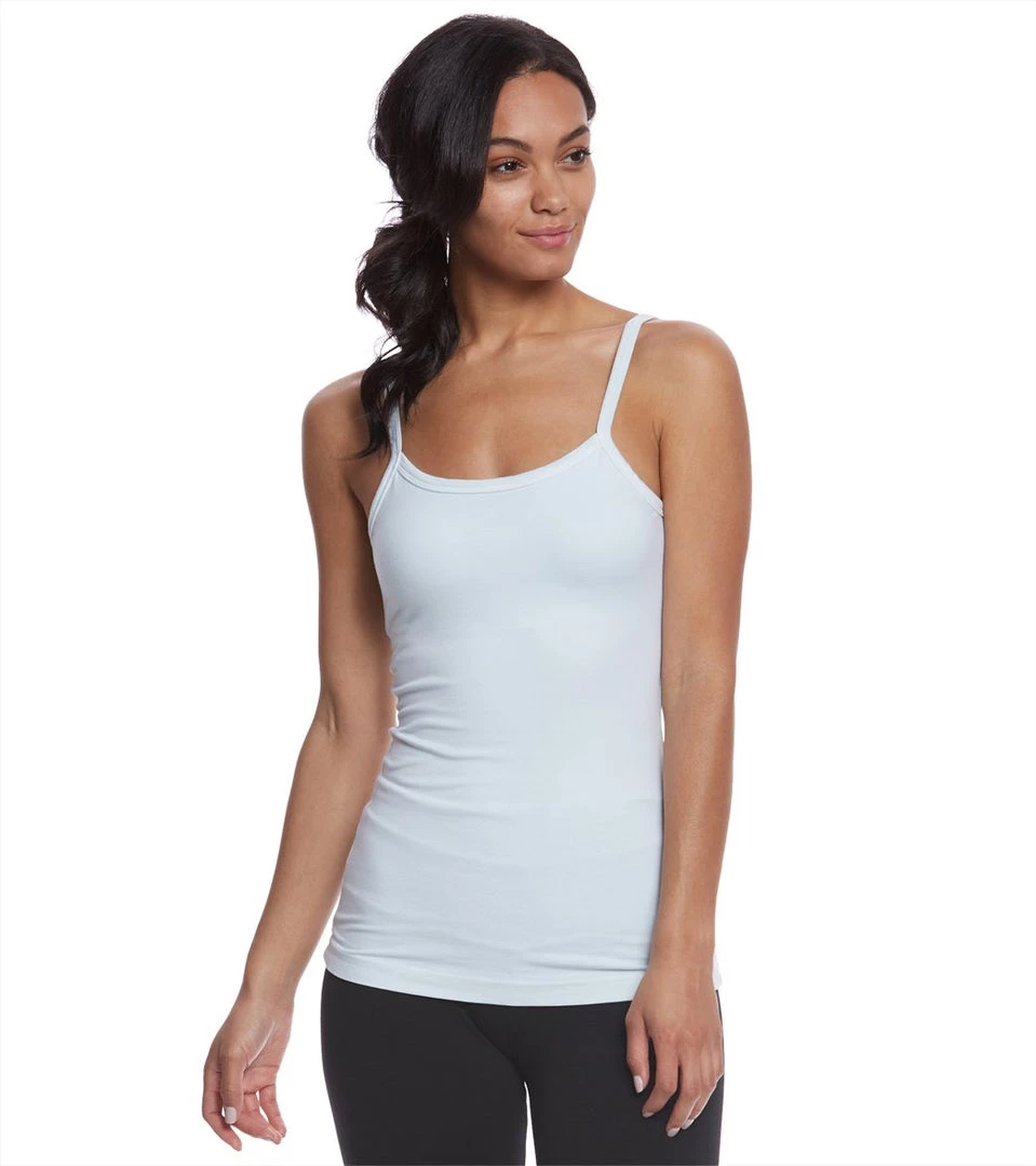 Hard Tail Scoop Back Yoga Tank Top With Bra Mist CLOTHING 4 Hard Tail Scoop Back Yoga Tank Top With Bra Mist CLOTHING
