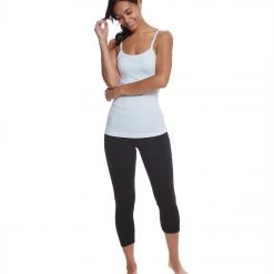 Hard Tail Scoop Back Yoga Tank Top With Bra Mist CLOTHING 11 Hard Tail Scoop Back Yoga Tank Top With Bra Mist CLOTHING
