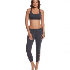 CLOTHING Onzie Weave Yoga Capris Slate