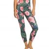 CLOTHING Beyond Yoga High Waist Yoga Capris Protea Vine