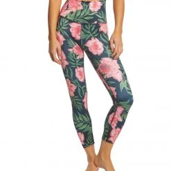 CLOTHING Beyond Yoga High Waist Yoga Capris Protea Vine