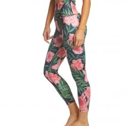 CLOTHING Beyond Yoga High Waist Yoga Capris Protea Vine