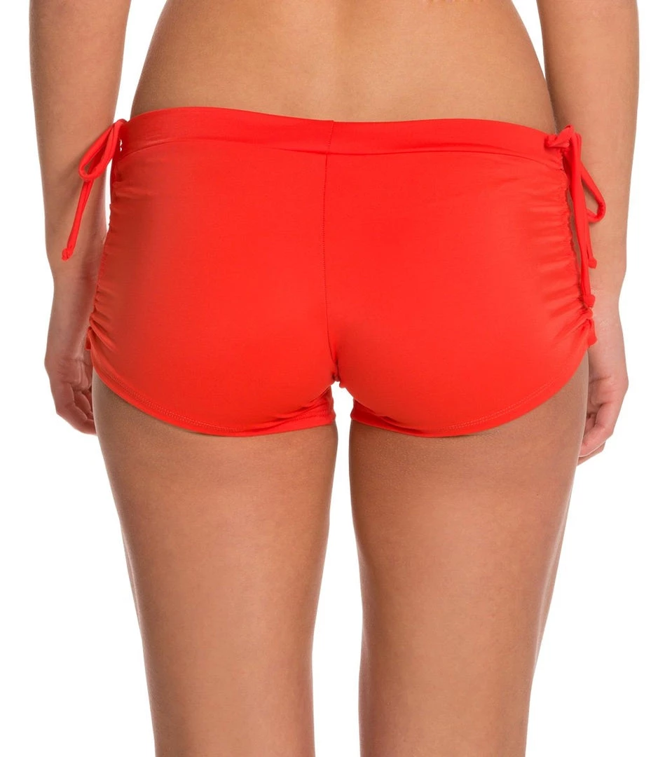 Onzie Side String Yoga Shorts Coral 5 Onzie Side String Yoga Shorts Coral