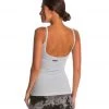 CLOTHING Hard Tail Scoop Back Yoga Tank Top With Bra Gray Dove 1 CLOTHING Hard Tail Scoop Back Yoga Tank Top With Bra Gray Dove