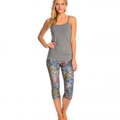 CLOTHING Hard Tail Scoop Back Yoga Tank Top With Bra Charcoal Heather Gray 11 CLOTHING Hard Tail Scoop Back Yoga Tank Top With Bra Charcoal Heather Gray