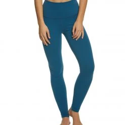 Beyond Yoga Take Me Higher Long Yoga Leggings Deep Sapphire