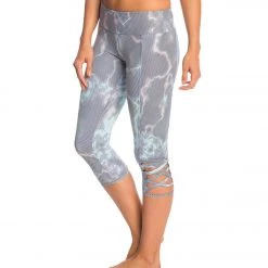 Onzie Weave Yoga Capris Techno