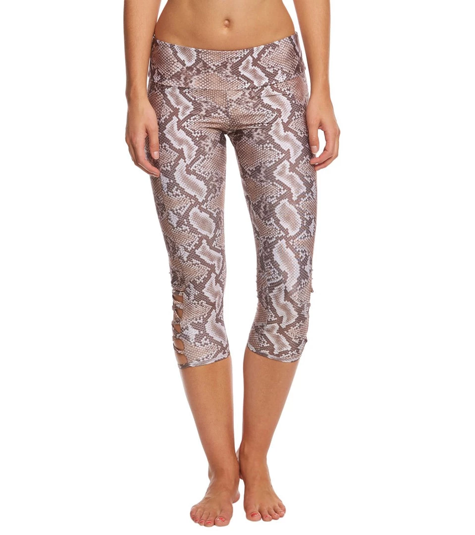 Onzie Weave Yoga Capris Mamba 3 Onzie Weave Yoga Capris Mamba