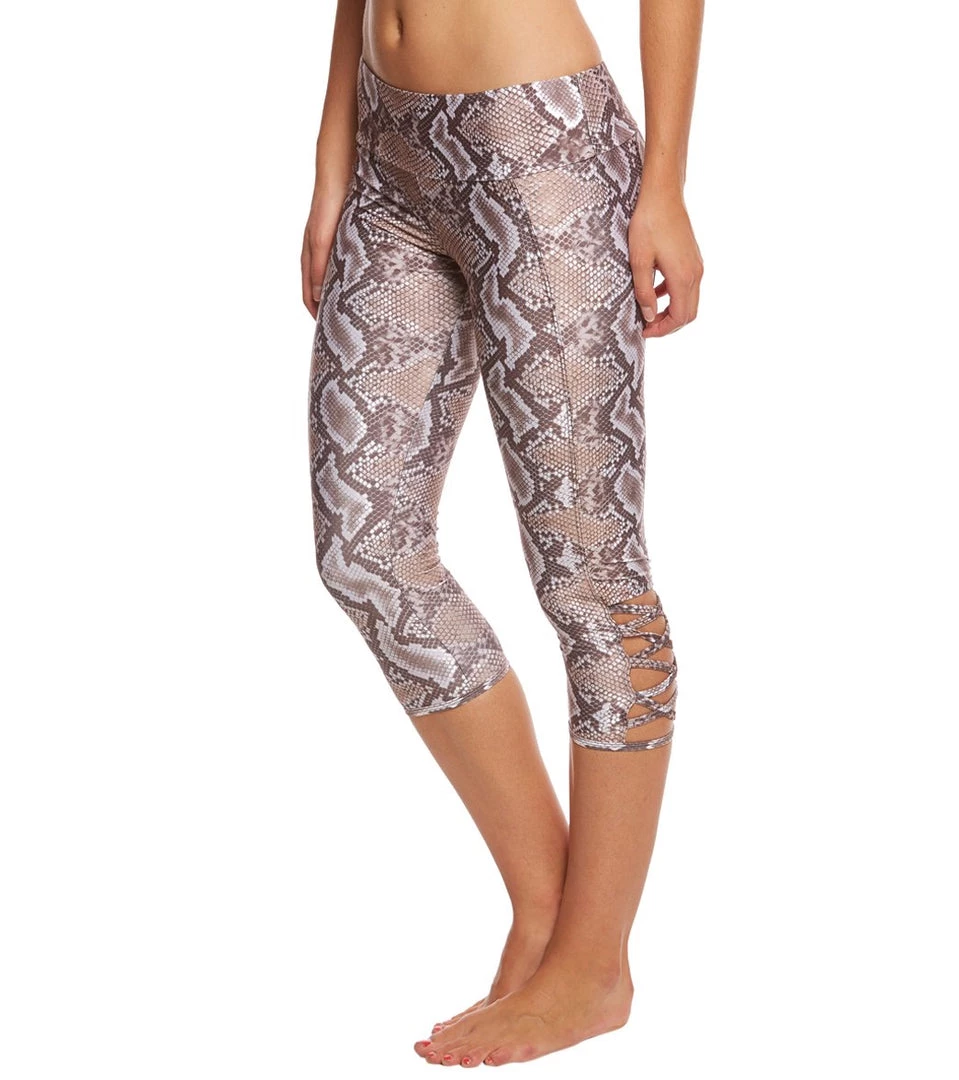 Onzie Weave Yoga Capris Mamba 4 Onzie Weave Yoga Capris Mamba