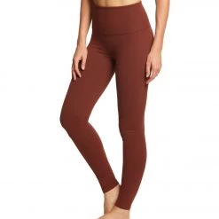 CLOTHING Beyond Yoga Take Me Higher Long Yoga Leggings Red Rock