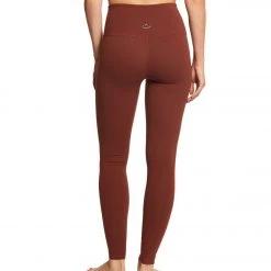 CLOTHING Beyond Yoga Take Me Higher Long Yoga Leggings Red Rock