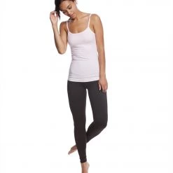 Hard Tail Scoop Back Yoga Tank Top With Bra Blush