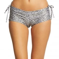 Onzie Side String Yoga Shorts Sandy Cat CLOTHING