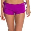 Onzie Side String Yoga Shorts Magenta 2 Onzie Side String Yoga Shorts Magenta