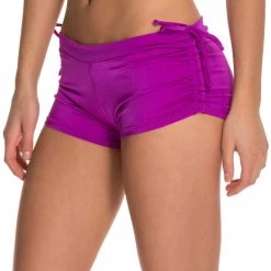 Onzie Side String Yoga Shorts Magenta
