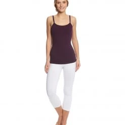 CLOTHING Hard Tail Scoop Back Yoga Tank Top With Bra Concord