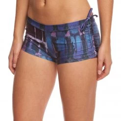 Onzie Side String Yoga Shorts Late Night