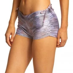 CLOTHING Onzie Side String Yoga Shorts Animal Dusk