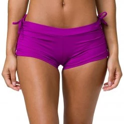 Onzie Side String Yoga Shorts Orchid CLOTHING