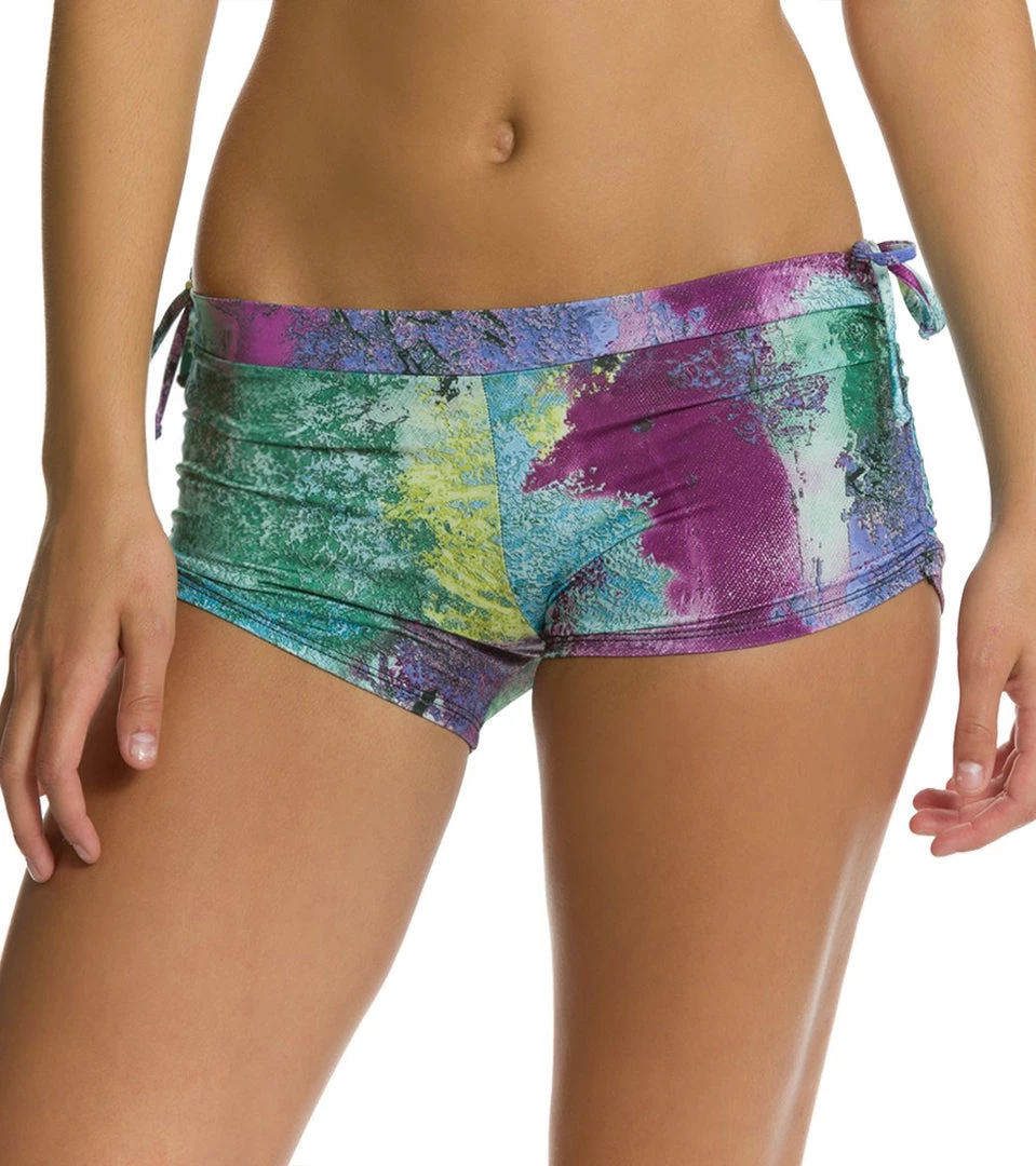 CLOTHING Onzie Side String Yoga Shorts Meadow 8 CLOTHING Onzie Side String Yoga Shorts Meadow