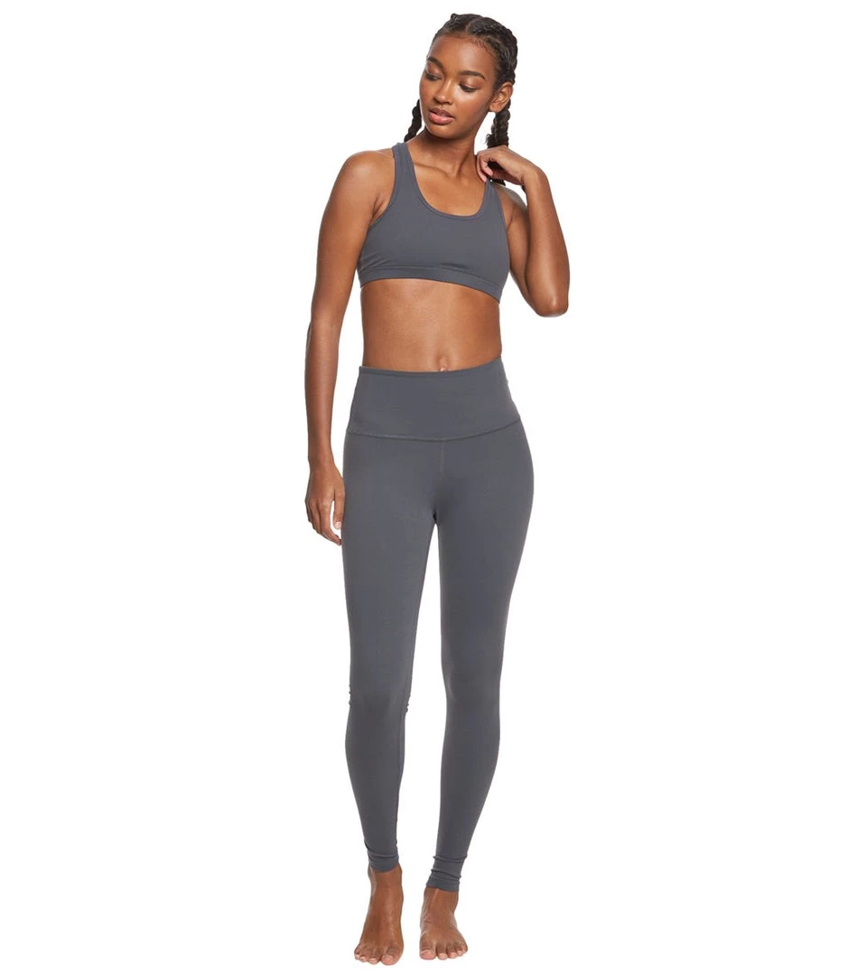 Beyond Yoga Take Me Higher Long Yoga Leggings Gray/Stormy CLOTHING 6 Beyond Yoga Take Me Higher Long Yoga Leggings Gray/Stormy CLOTHING