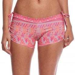 Onzie Side String Yoga Shorts Dusk Block