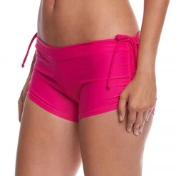 Onzie Side String Yoga Shorts Summer Rose