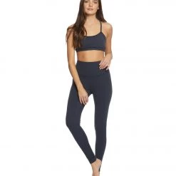 CLOTHING Beyond Yoga Take Me Higher Long Yoga Leggings Nocturnal Navy