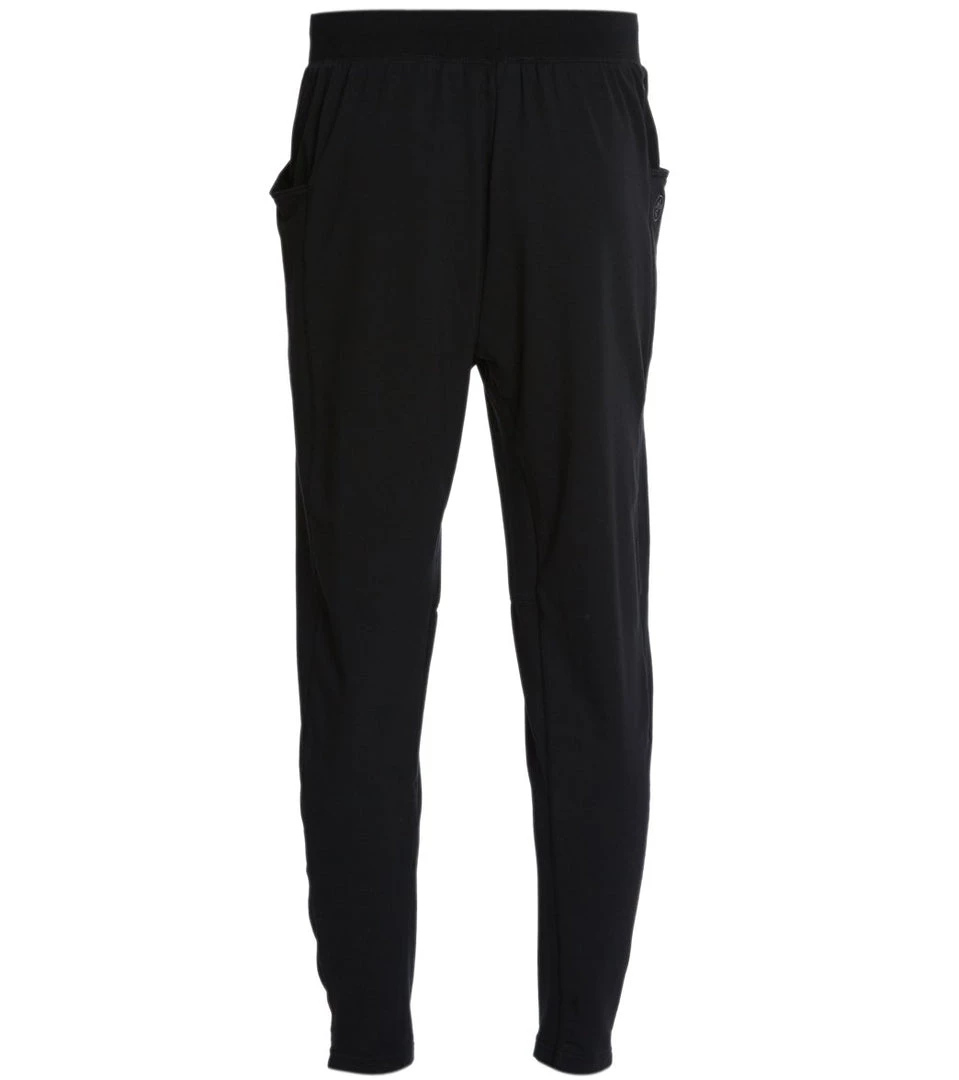 Men's Yoga Pants Manduka Men's Intentional Yoga Pants Black 4 Men's Yoga Pants Manduka Men's Intentional Yoga Pants Black