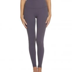 Beyond Yoga Take Me Higher Long Yoga Leggings Deep Amethyst
