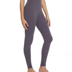 Beyond Yoga Take Me Higher Long Yoga Leggings Deep Amethyst