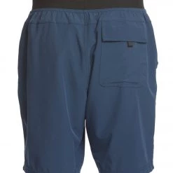 PrAna Men's Super Mojo Yoga Shorts Equinox Blue CLOTHING