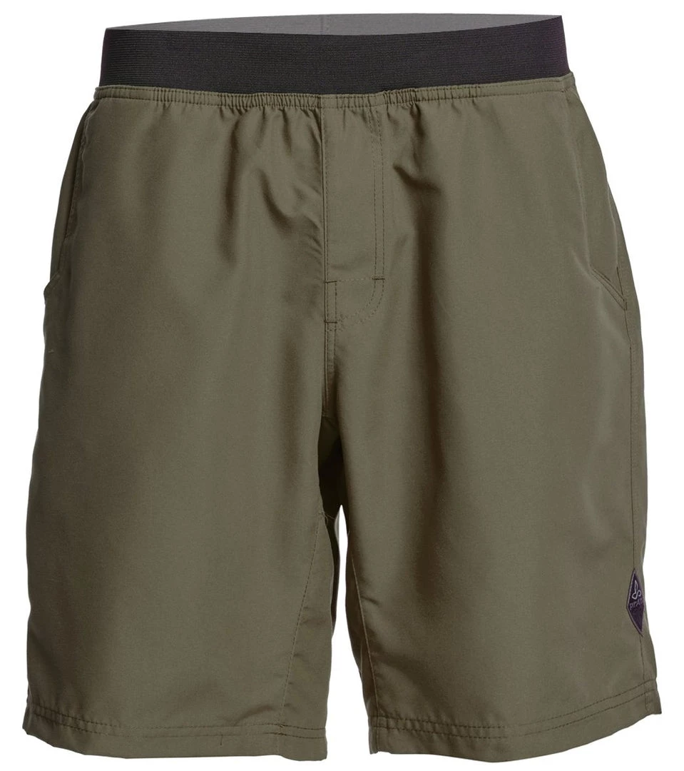 PrAna Men's Super Mojo Yoga Shorts Dark Olive CLOTHING 3 PrAna Men's Super Mojo Yoga Shorts Dark Olive CLOTHING