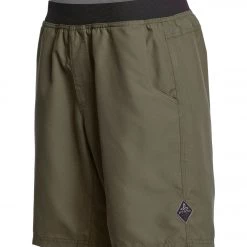 PrAna Men's Super Mojo Yoga Shorts Dark Olive CLOTHING