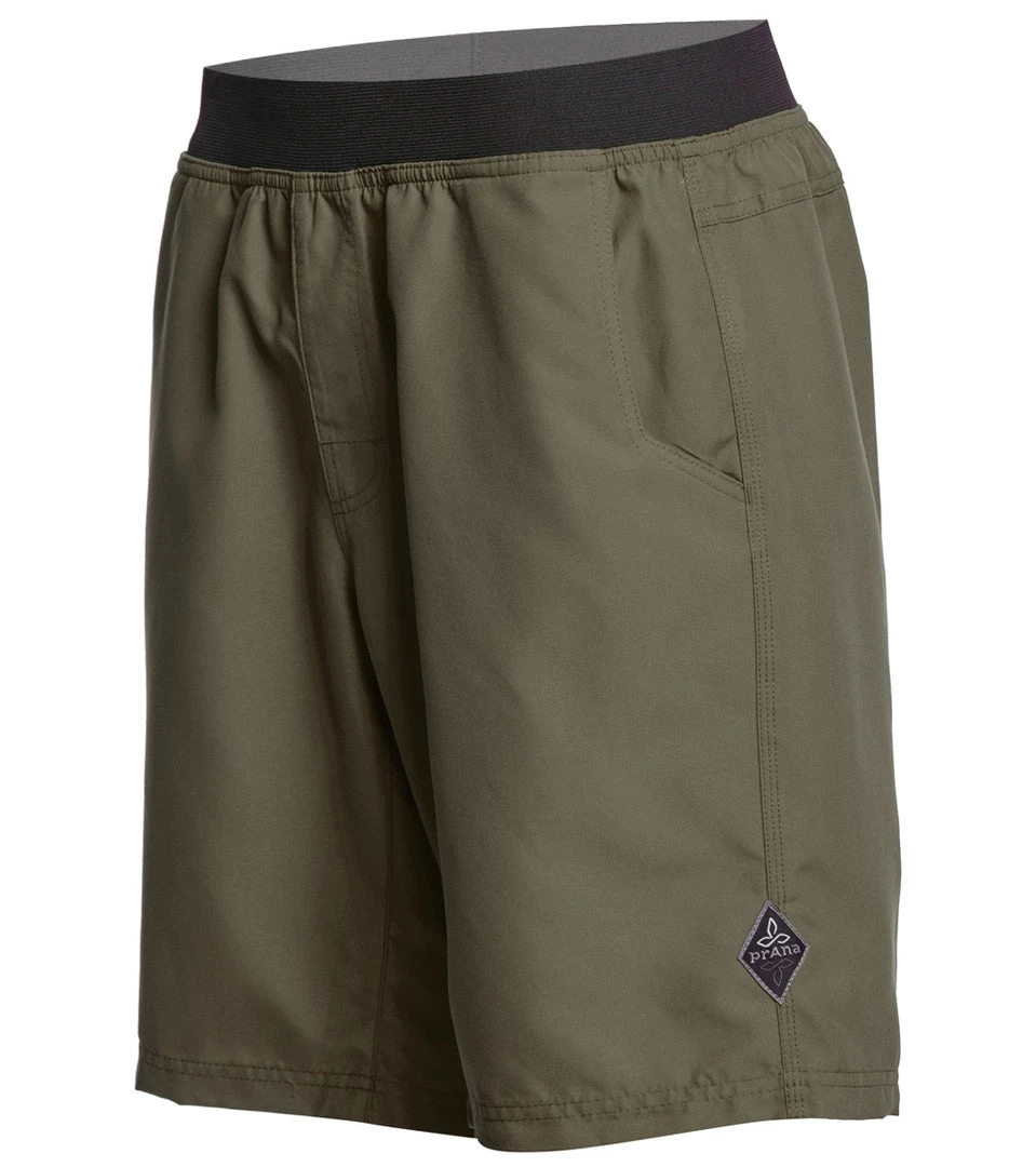PrAna Men's Super Mojo Yoga Shorts Dark Olive CLOTHING 4 PrAna Men's Super Mojo Yoga Shorts Dark Olive CLOTHING