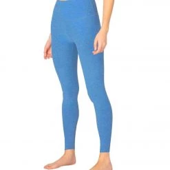 Beyond Yoga Spacedye High Waisted Long Yoga Leggings Victory Blue/Blue Suede CLOTHING