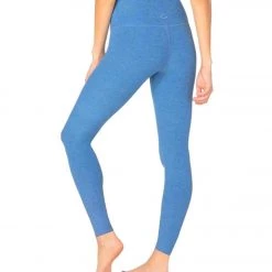 Beyond Yoga Spacedye High Waisted Long Yoga Leggings Victory Blue/Blue Suede CLOTHING