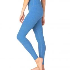 Beyond Yoga Spacedye High Waisted Long Yoga Leggings Victory Blue/Blue Suede CLOTHING