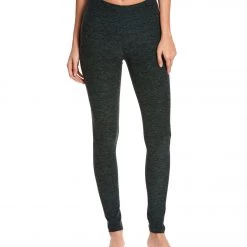 Beyond Yoga Spacedye High Waisted Long Yoga Leggings Black-Evergreen
