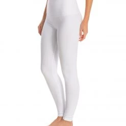 Beyond Yoga Take Me Higher Long Yoga Leggings White