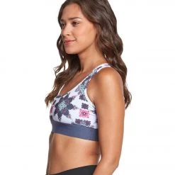 CLOTHING Onzie Elastic Band Yoga Sports Bra White Boho Love