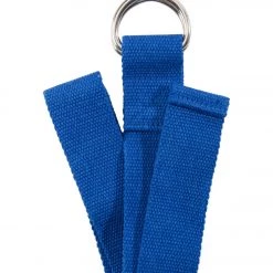 YOGA MATS & PROPS Everyday Yoga 10 Foot Yoga Strap D-Ring Blue