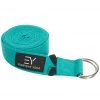 YOGA MATS & PROPS Everyday Yoga 10 Foot Yoga Strap D-Ring Aqua