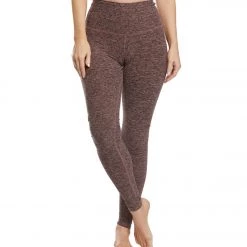 Beyond Yoga Spacedye High Waisted Long Yoga Leggings Black/Pink Lei