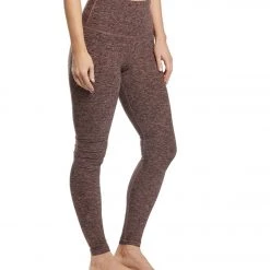 Beyond Yoga Spacedye High Waisted Long Yoga Leggings Black/Pink Lei