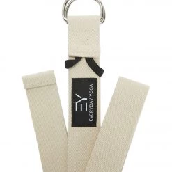 Everyday Yoga 10 Foot Yoga Strap D-Ring Natural