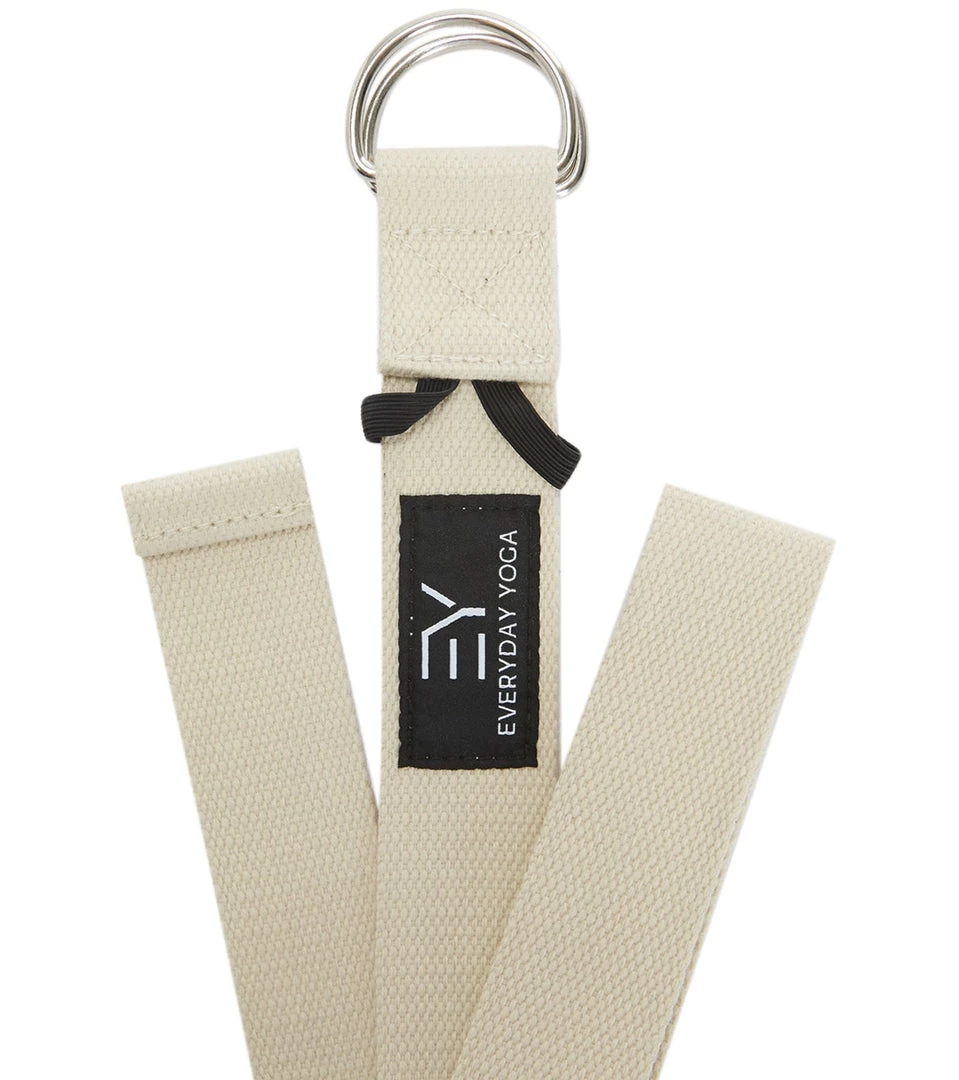 Everyday Yoga 10 Foot Yoga Strap D-Ring Natural 4 Everyday Yoga 10 Foot Yoga Strap D-Ring Natural